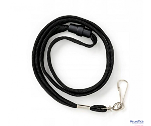 Taśma wypinajaca z karabińczykiem czarna (10) 601288