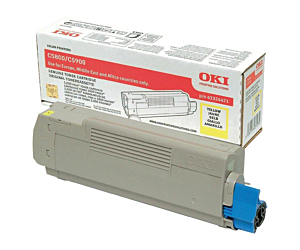 Toner Oki do C5800/5900/5550MFP | 5 000 str. | yellow