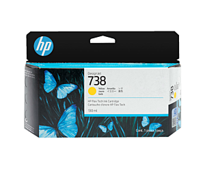 Tusz HP 738 | 130 ml | Yellow