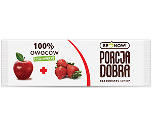 przekąska jabłkowo-truskawkowa 16g !!!!!! Karton 24 SZT !!!!!! Porcja Dobra
