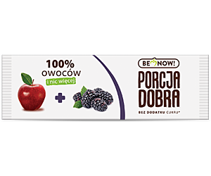 przekąska jabłkowo-jeżynowa 16g !!!!!! Karton 24 SZT !!!!!! Porcja Dobra