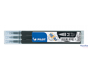 Wkład FRIXION czarny BLS-FR7-B-S3 PILOT opakowanie 3szt.
