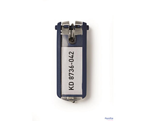 Zawieszki do kluczy KEY CLIP (6szt.) granatowe DURABLE 1957-07