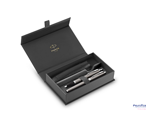 ZESTAW PREMIUM Parker IM czarna laka CT FP+BP+ ETUI 2214458, opkowanie prezentowe
