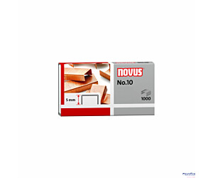 Zszywki miedziowane 10 1000szt NOVUS 040-0207