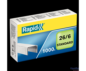 Zszywki Rapid Standard 26/6 1M, 1000 szt., 24861300