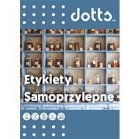 Etykieta samoprzylepna DOTTS A4 (100ark) 210x297mm (1 etyk/arkuszu)